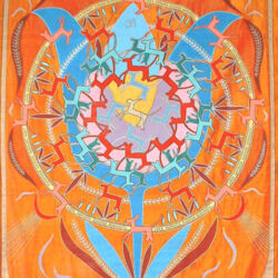 Gazelle Gazelle Tempelbilder Uta Nicolaus Seidenbilder